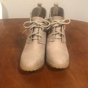 Women Wedge Suede short boot